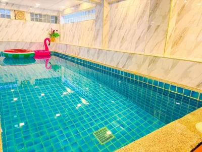 Orchid Pool Villa - indoor Warm pool – 写真 11
